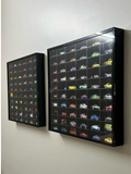 Black Acrylic Case For Storage holds 60 Cars (Cars not Included)
