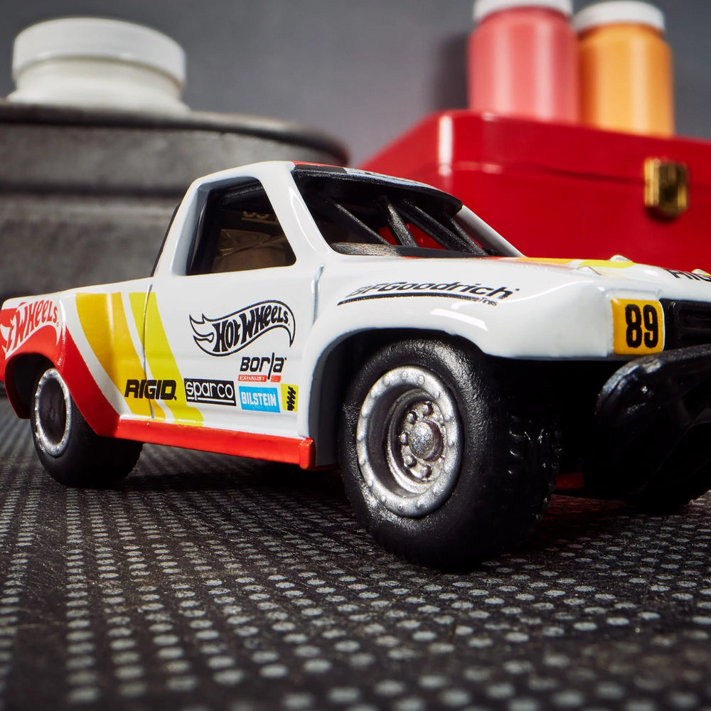 Hotwheels Elite 64 - 1989 Toyota Hilux Stadium Truck Premium Metal Die-cast Collectible 1:64 Scale (With Protector) HWR90