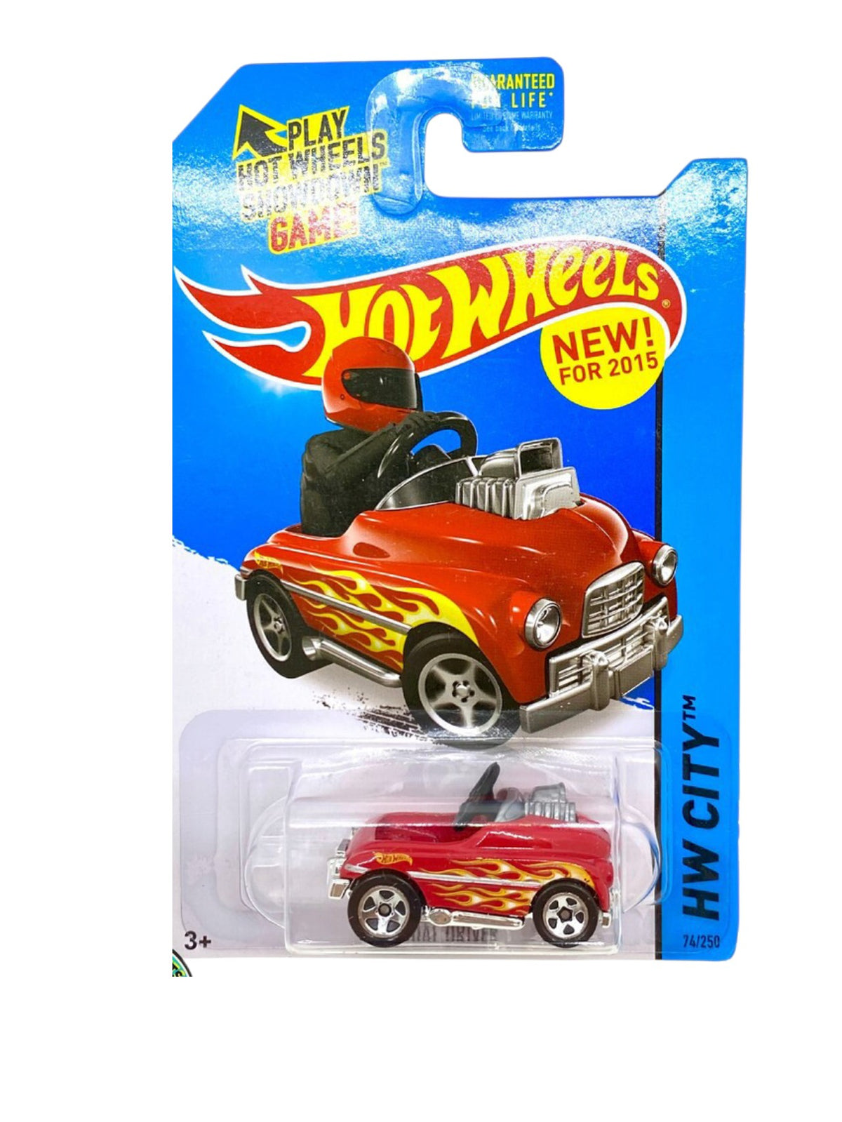 HotWheels Pedal Driver Imported Mainline 1:64 Scale ( card damage Car Mint Condition)