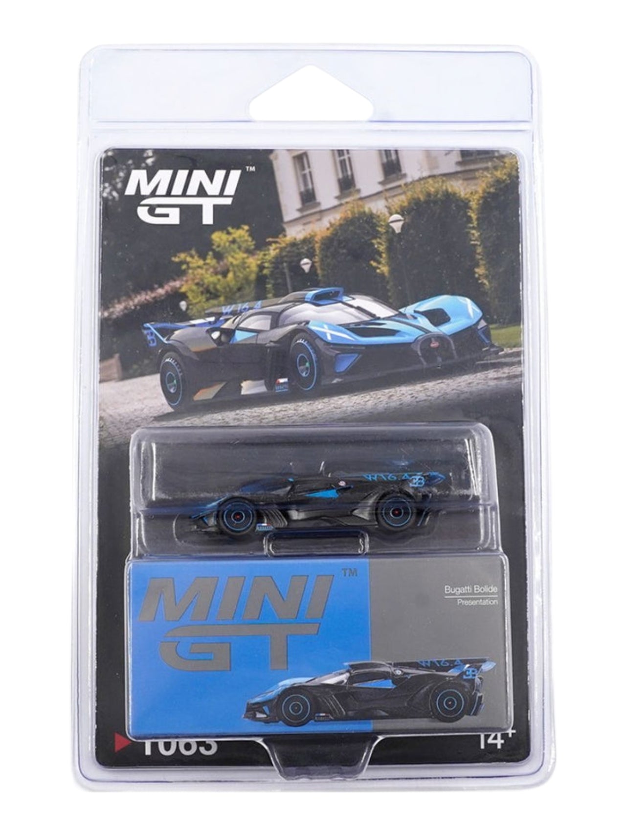 Mini GT Bugatti Bolide Presentation ( code-1063 ) Imported 1:64 Scale
