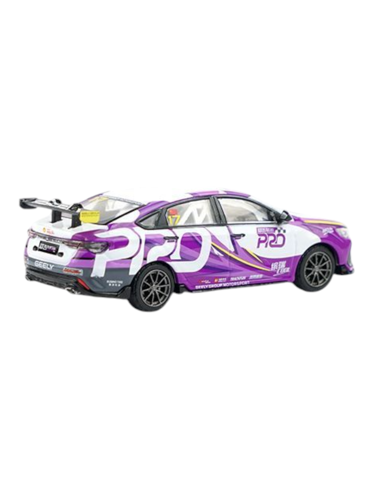Xcartoys Geely Binrui cool SMT-2023 Geely Super Cup Pro T7-11 1:64 Scale