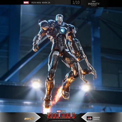 ZD Toys Marvel Studios The Infinity Saga 'Iron Man 3 No.34 XXXIV 1:10 Scale Action Figures