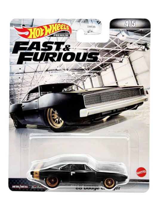 Hotwheels 68 Dodge Charger Imported Premium 1:64 Scale ( Blister Damage )