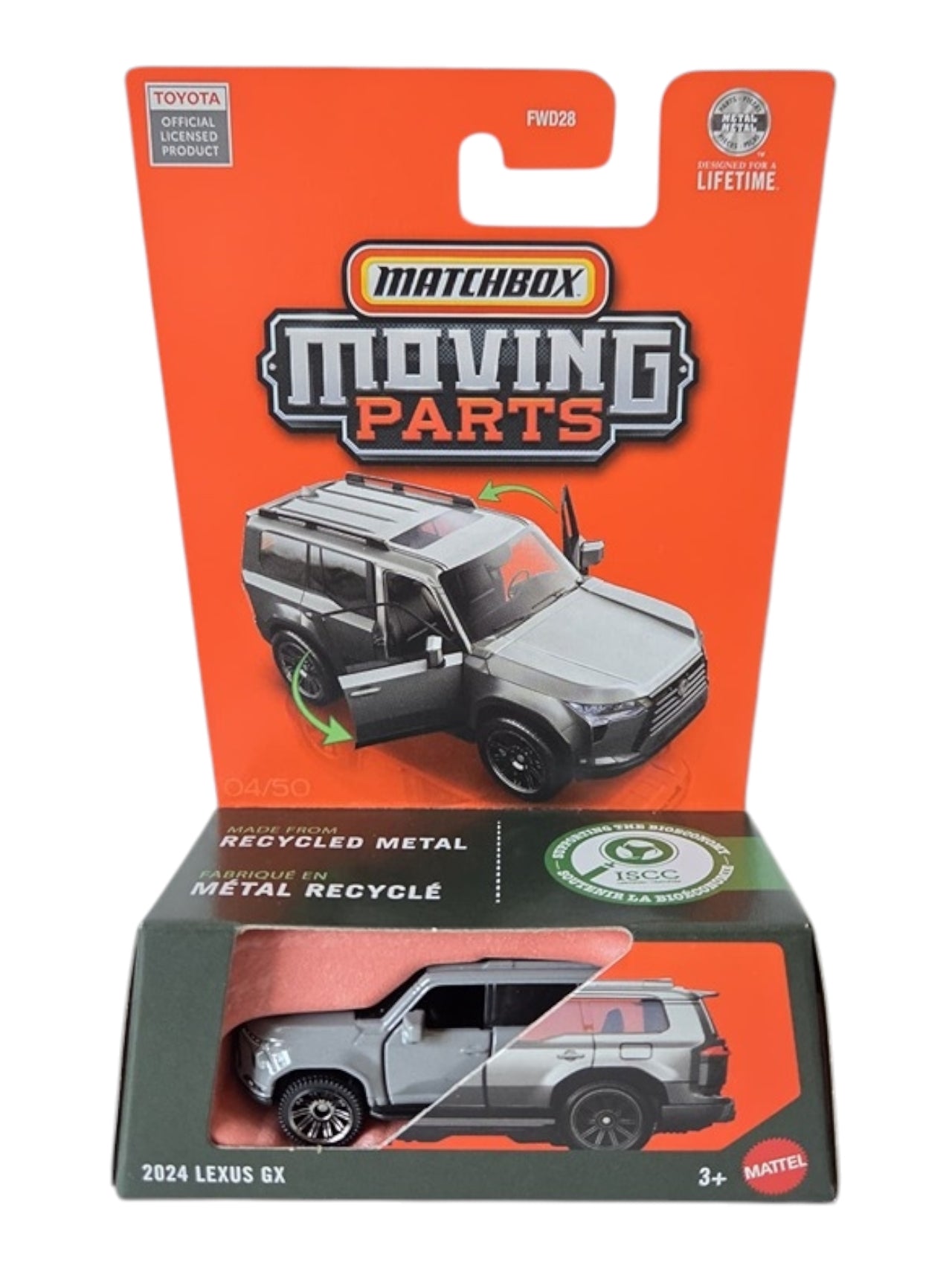 MatchBox moving parts 2024 lexus gx 1:64 Scale