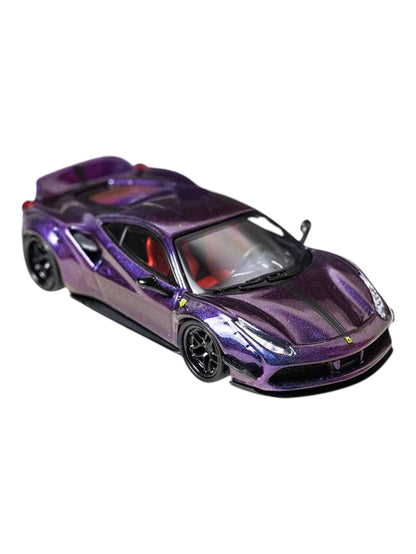 CM Model 1/64 Scale Ferrari 488 LBWK Chameleon Diecast
