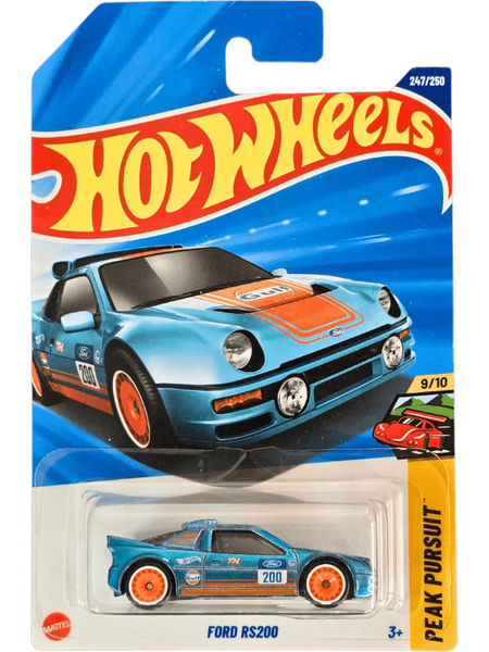Hotwheels Ford RS200 Imported Mainline 1:64 Scale JBC49-N7C5
