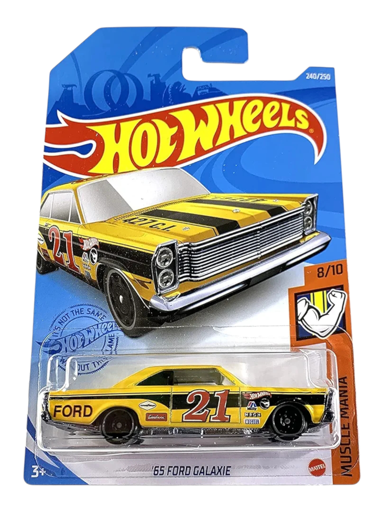 HotWheels 65 ford galaxie Imported Mainline 1:64 Scale GTC98-M7C5