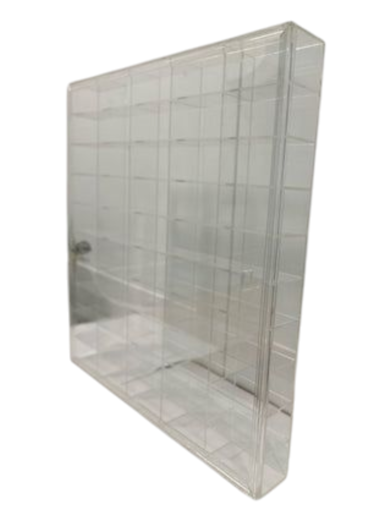 Acrylic Case For Storage holds 50 Cars  Locking System (Cars not Included)