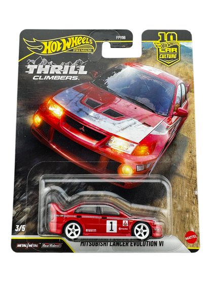 Hotwheels Car Culture Thrill Climbers Set of 5 Cars Mainline 1:64 Scale (FPY86-95AQ)