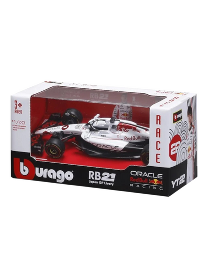 Bburago RB21 oracle red bull racing formula ( f1) 1 max verstappen Japan GP Livery 1:43 Scale
