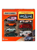 Matchbox 1:64 Die-Cast 8 Vehicle Gift Pack – Realistic Cars, Trucks & Emergency Vehicles Set