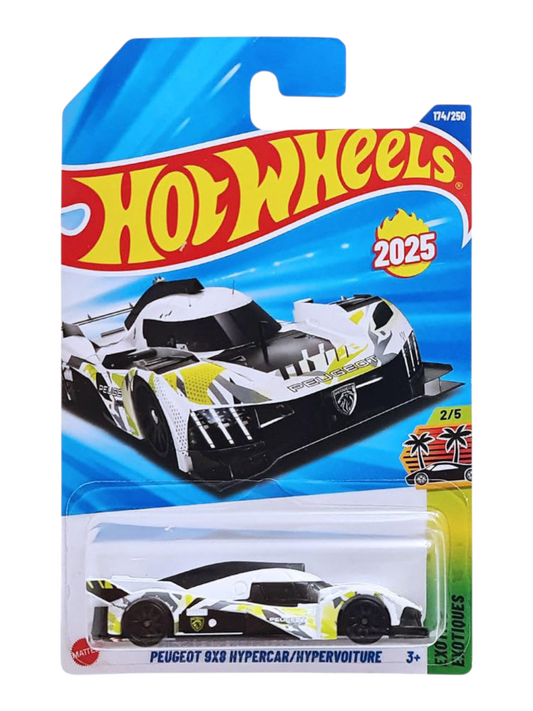 HotWheels Peugeot 9X8 Hypercar/Hypervoiture Imported Mainline 1:64 Scale