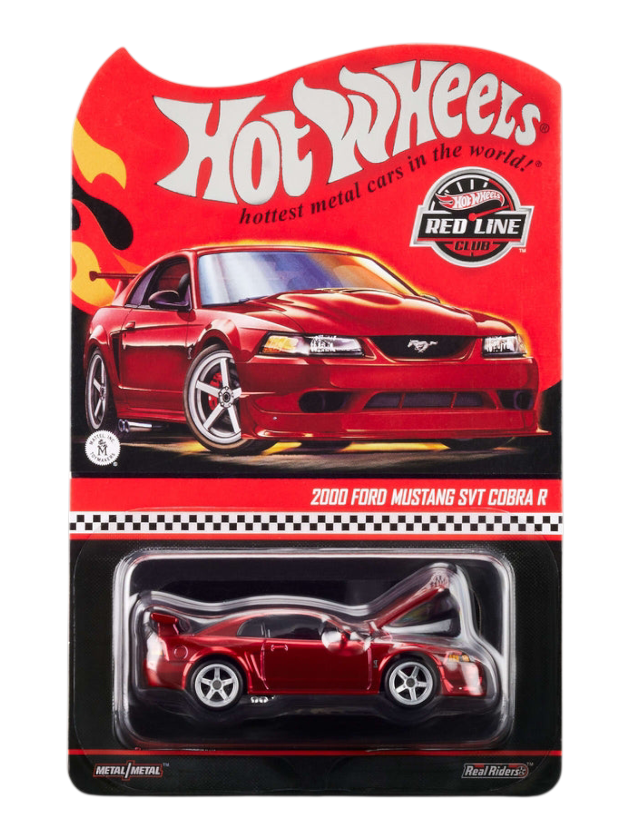 HotWheels 2000 Ford Mustang SVT Cobra R RLC 1:64 Scale (With Protector)