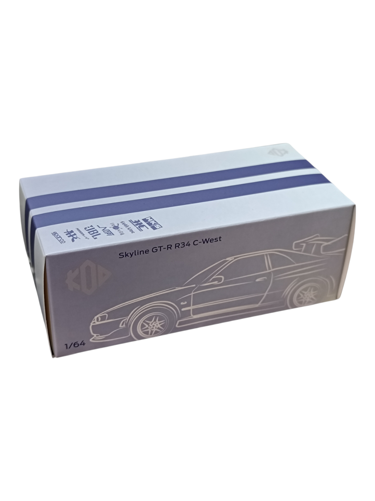 Nissan Skyline GT-R R34 C-West Imported 1:64 Scale