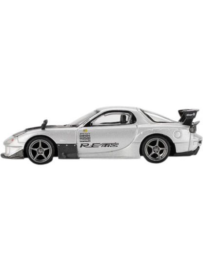 Mini GT #1106: Mazda RX-7 RE-Amemiya Silver Metallic