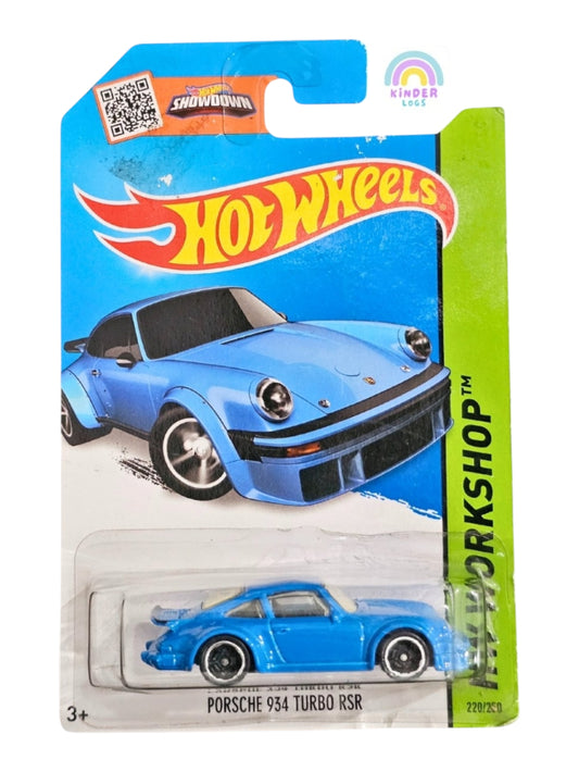 Wheels porsche 934 turbo RSR ( blister is damage car mint condition) imported mainline 1:64 Scale