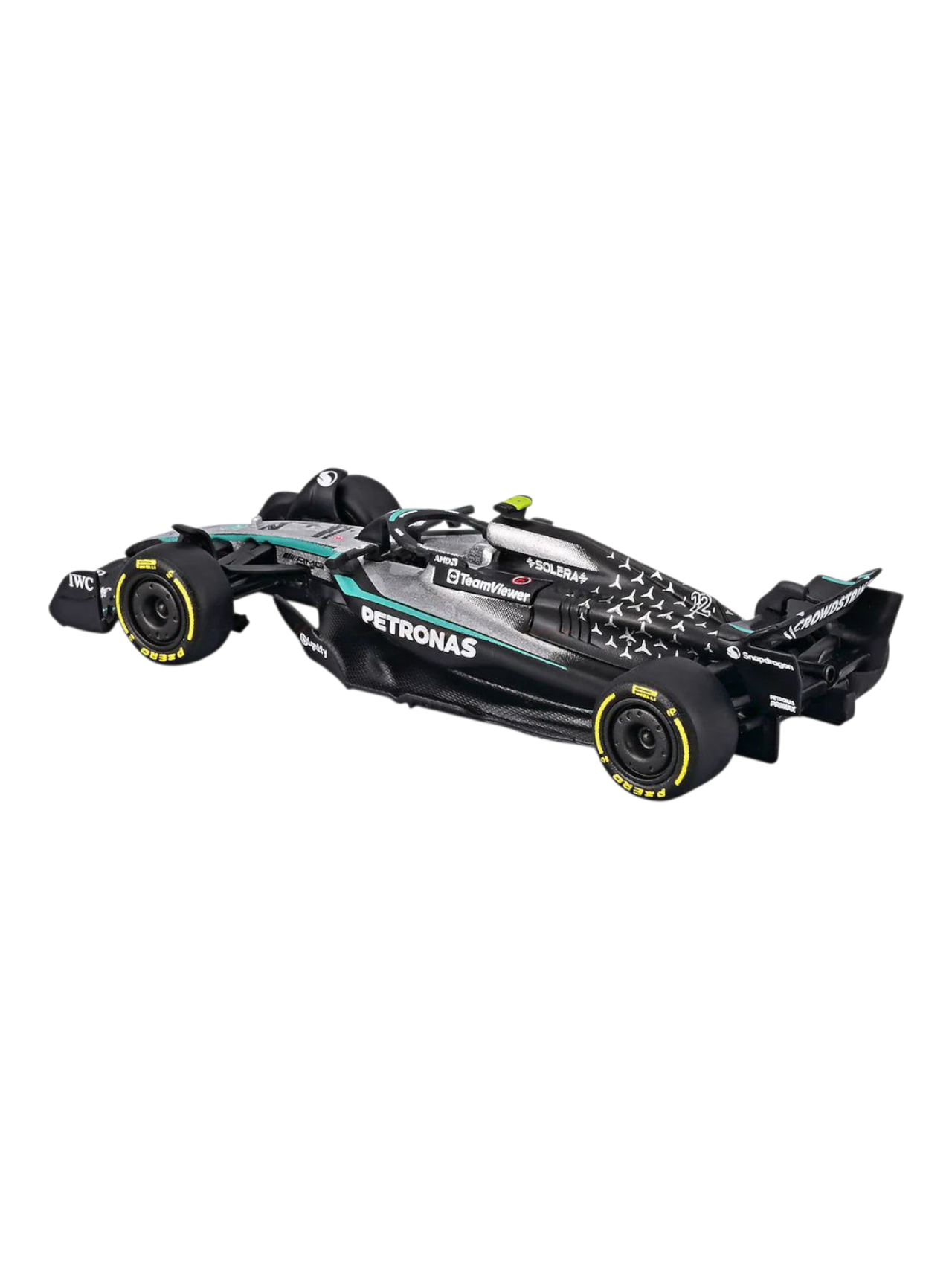Bburago Formula 1 2025 Mercedes-AMG F1 W16 E Kimi Antonelli No-12 1:64 Scale