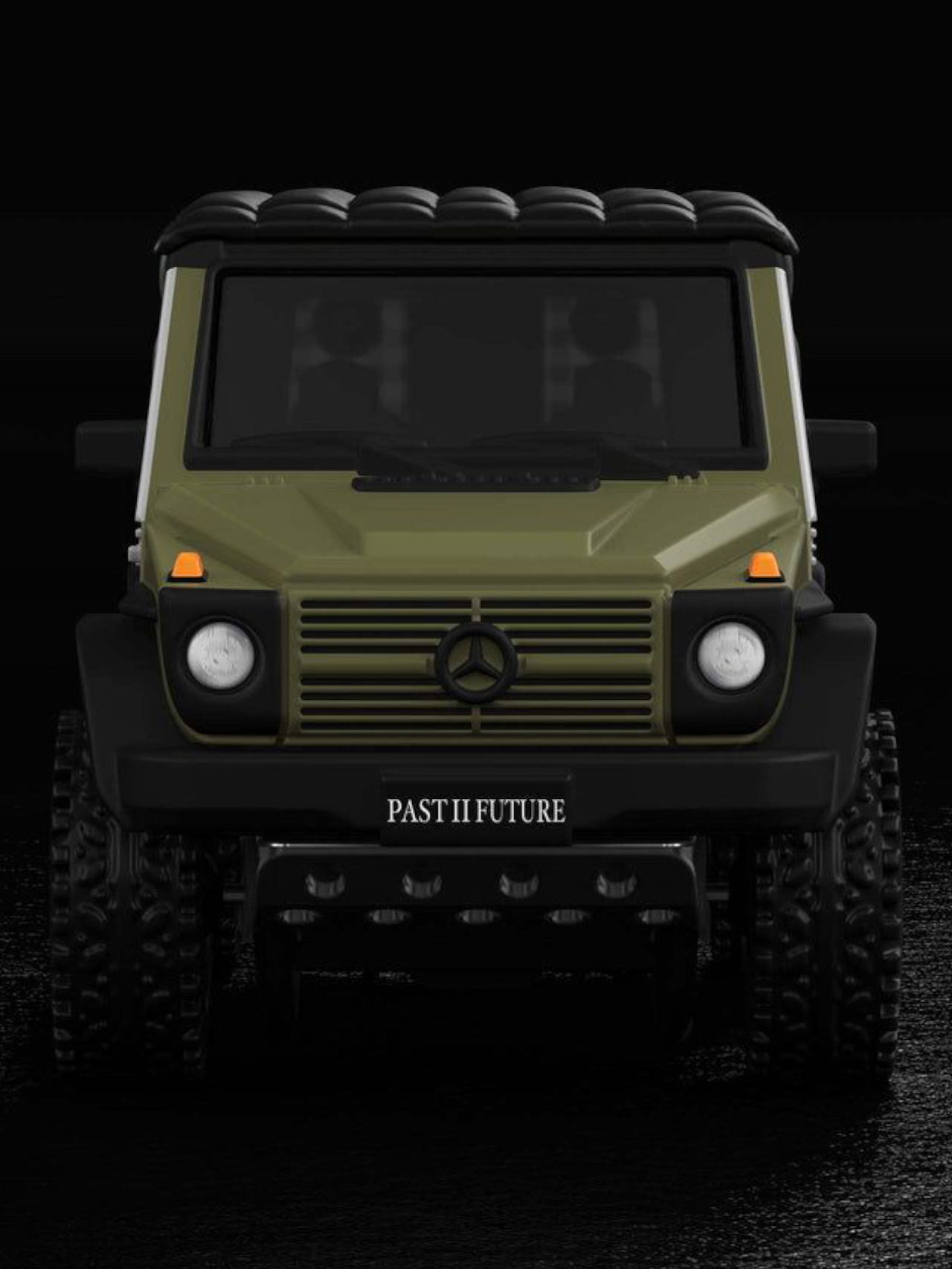 HotWheels x Mercedes-Benz Project G-Class Past II Future Designed by Nigo RLC 1:64 Scale (With Acrylic Case)