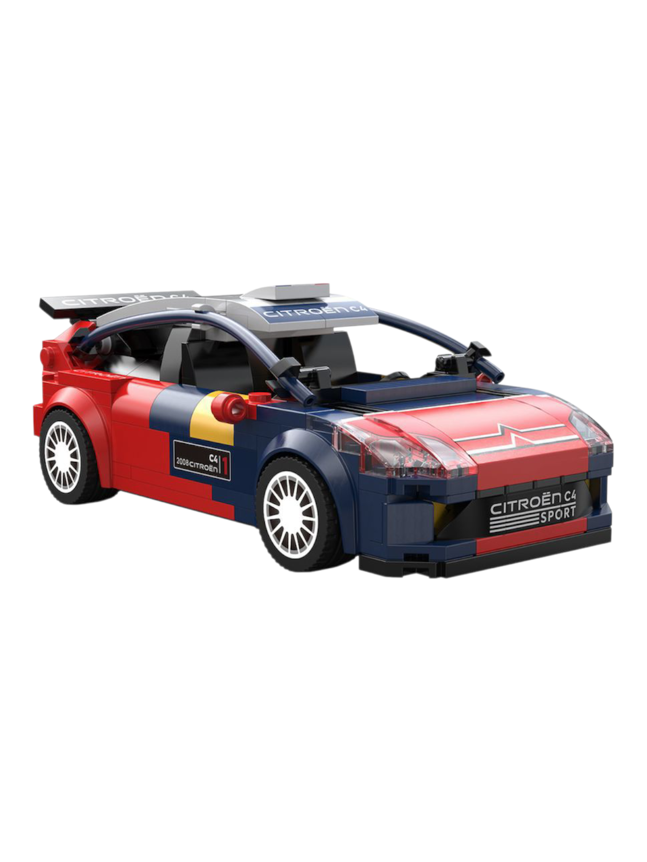 Cada 2008 Citroen C4 WRC Car Brick Model Kit 1:24 Scale