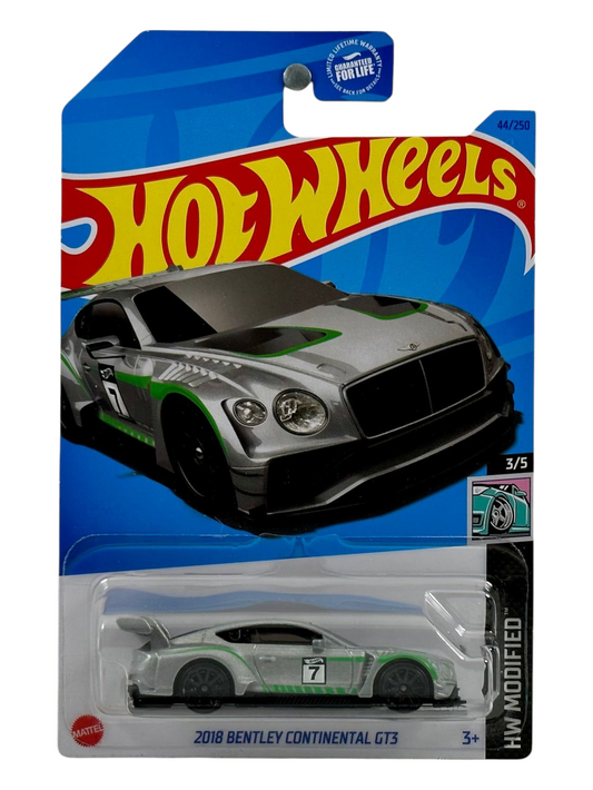 HotWheels 2018 Bentley Continental GT3 Imported Mainline 1:64 Scale