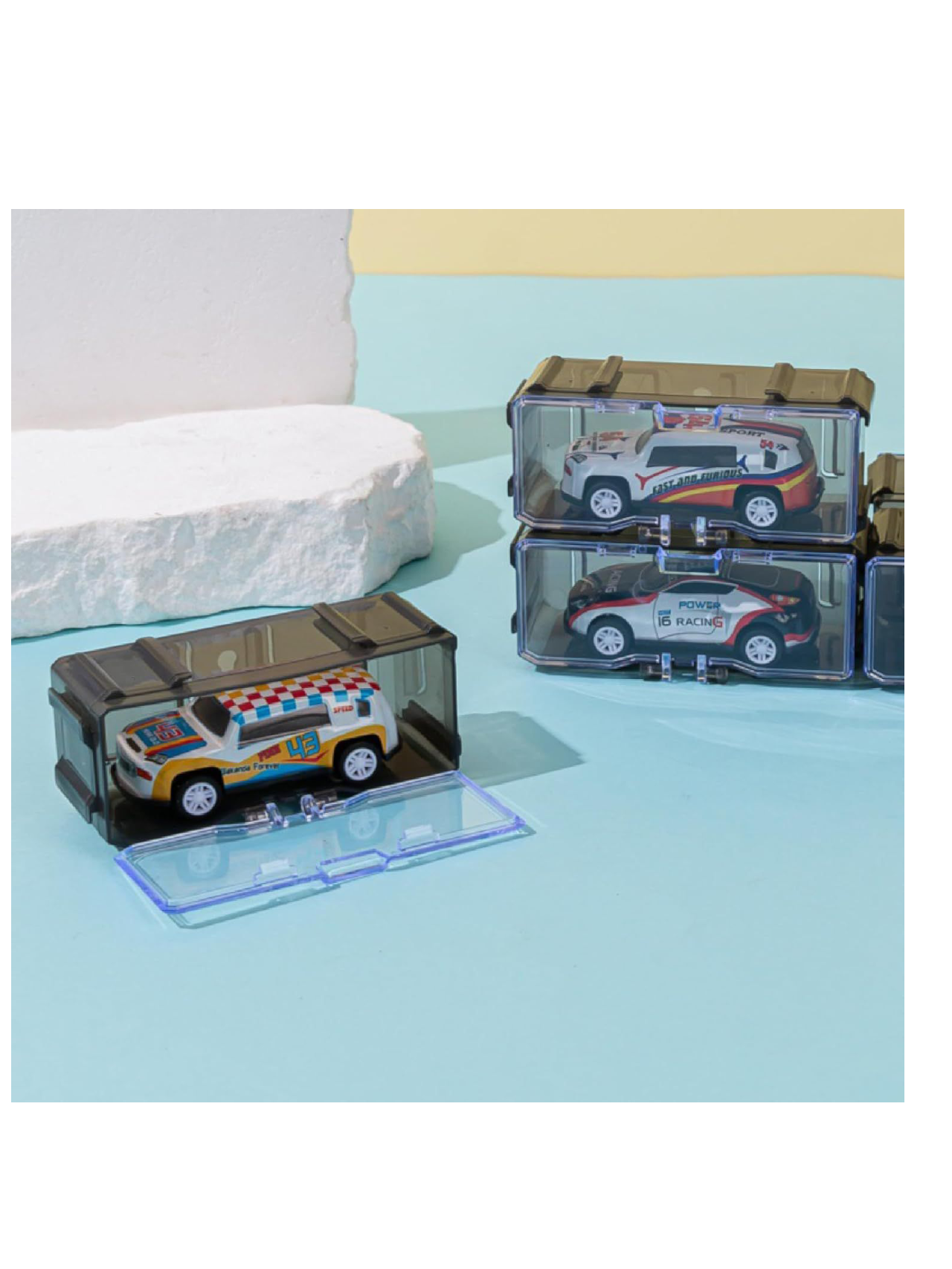 Interlocking Car Storage Case For Hotwheels 1:64 Scale