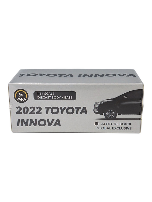 Para64 2022 Toyota Innova Attitude Black Global Exclusive Imported 1:64 Scale
