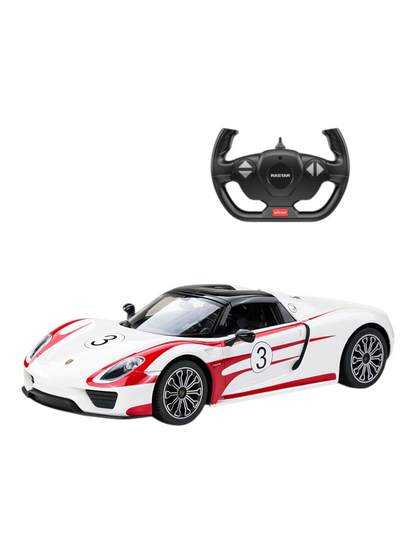 Rastar Remote Control Porsche 918 Spyder Weissach 1:14 Scale