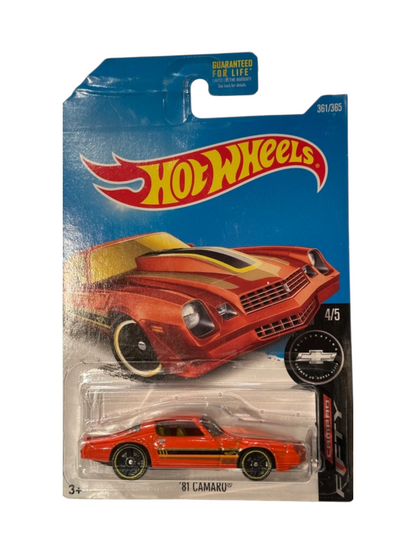 Hotwheels 81 Camaro Imported Mainline 1:64 Scale DVC47-D7B3