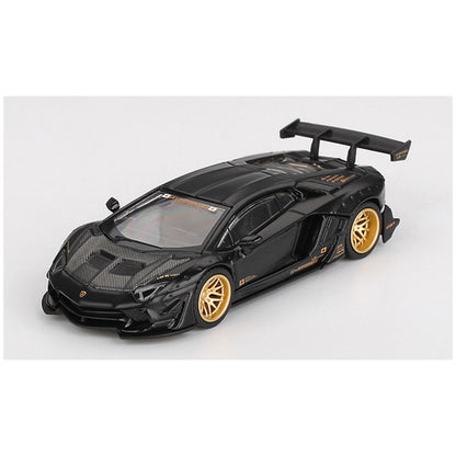 Mini GT Lamborghini Aventador Limited Edition Matte Black #1087 1:64 Scale