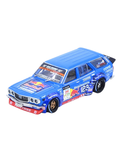 Inno64 Mazda RX3 Station Wagon "Mad Mike 1976" D1GP 2024 Series Diecast 1:64 Scale