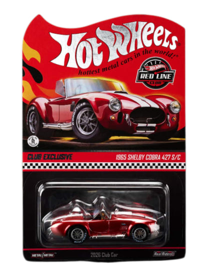 HotWheels RLC Exclusive Membership Car 1965 Shelby Cobra 427 S/C 1:64 Scale (With Protector)JJY67-9893