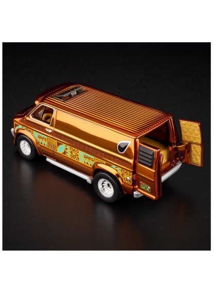HotWheels 70s Dodge Tradesman Van RLC 1:64 Scale (With Acrylic Case)