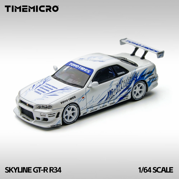 Timemicro Skyline GT-R R34 1:64 Scale – Toy Collectors India