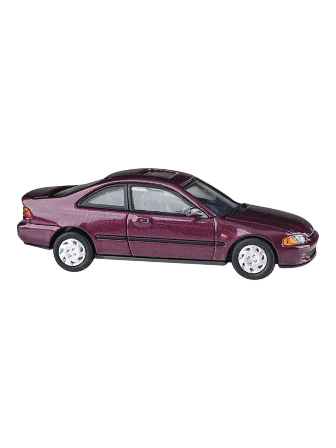 Para64 1985 Honda civic coupe eji camellia red 1:64 Scale
