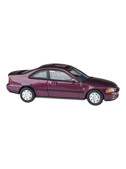 Para64 1985 Honda civic coupe eji camellia red 1:64 Scale