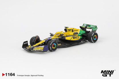 Mini GT No.1164 McLaren MCL38 #4 Lando Norris 2024 F1 Monaco GP 1:64 Scale ( Box / Blister ) Diecast Model