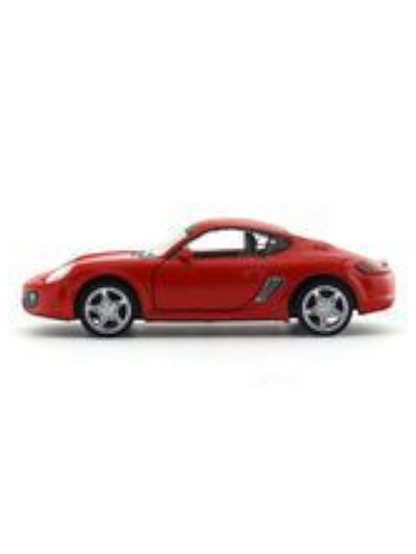 Porsche Cayman S Red 1:32 MSZ licensed pullback diecast Scale Model car