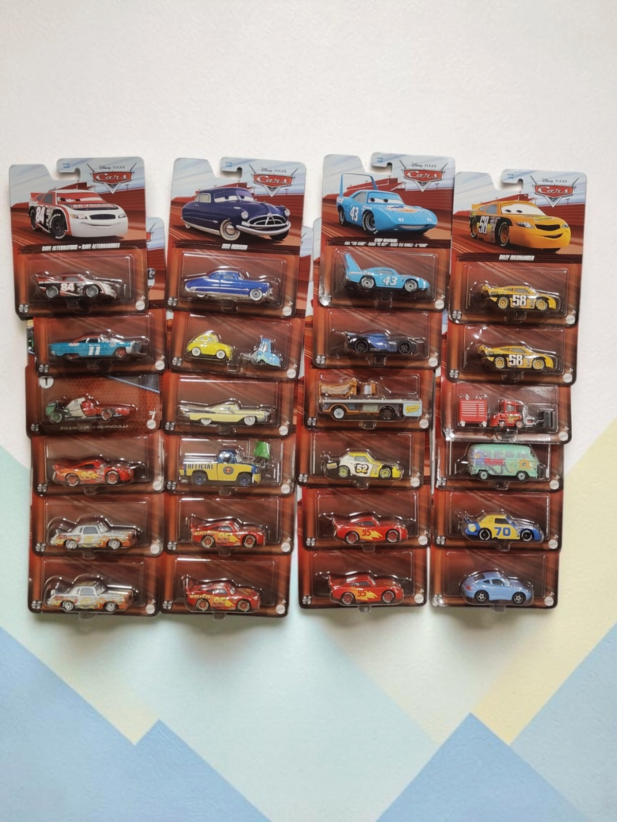 Disney Pixar Cars Q-Case 24-Piece Full Case | Mattel Die-Cast Character Cars Collection 1:55 Scale