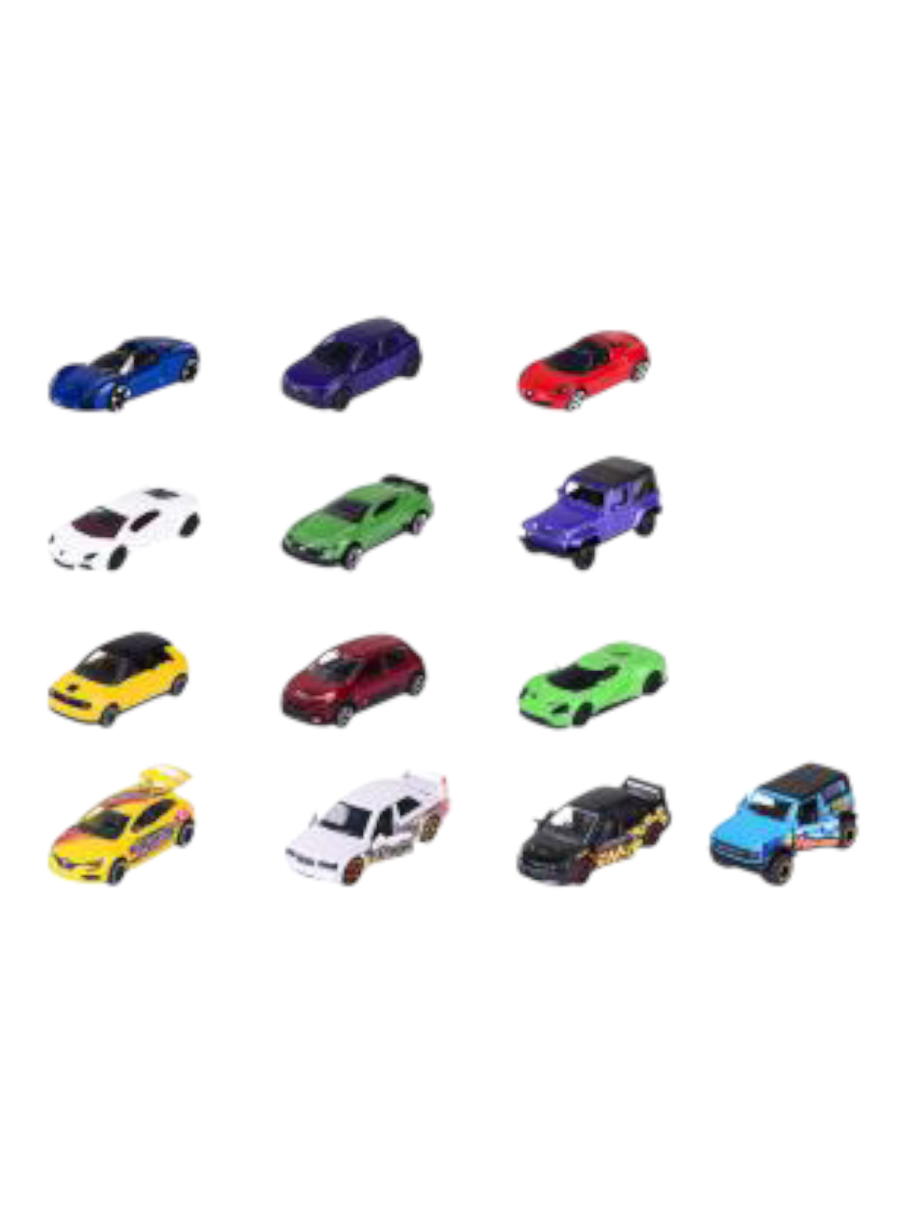 Majorette Graffiti 9 vehicles/ 4 vehicles premium car 1:64 Scale 8504106000