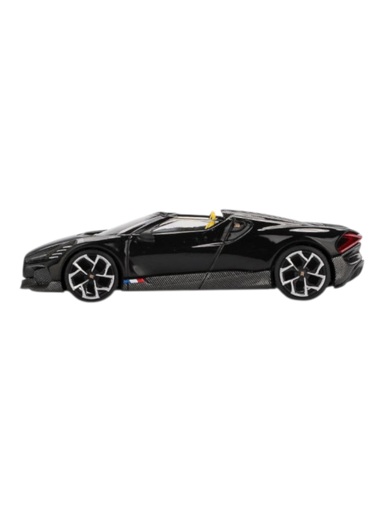 Mini GT 1058: Bugatti W16 Mistral Black 1:64 Scale