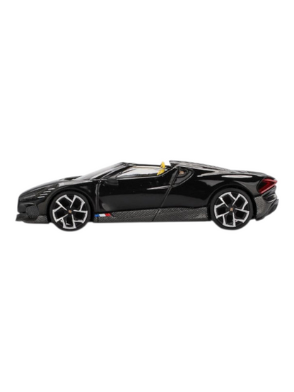Mini GT 1058: Bugatti W16 Mistral Black 1:64 Scale