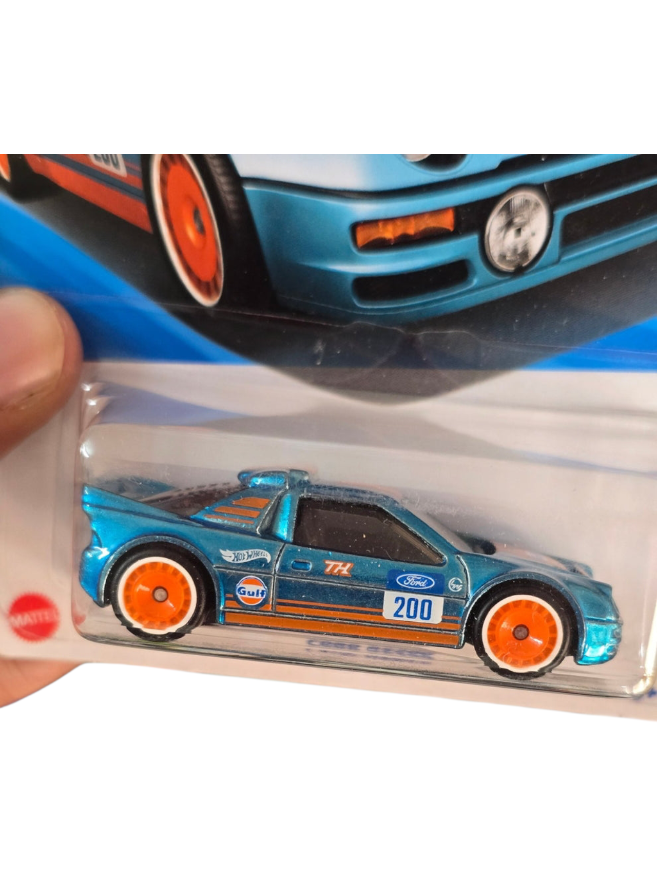 ホットウィール スーパートレジャーハント フォード RS200。 Hotwheels Ford RS200 Imported Mainline 1:64 Scale JBC49-N7C5
