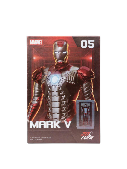 Marvel Mark V ZD Toys 4-Inch Scale Iron Man Collection Action Figure MK5