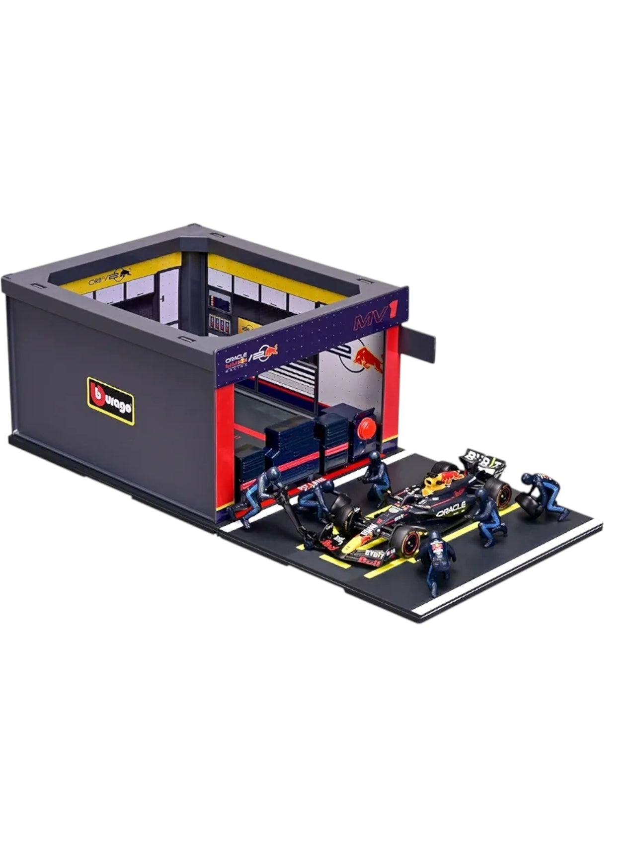 Bburago 2024 formula 1 (f1) pit pass max Verstappen no 1 1:43 scale