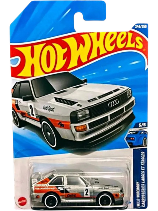 Hotwheels 84 Audi Sport Quattro tresure hunt Imported Mainline 1:64 Scale JBC33-N7C5