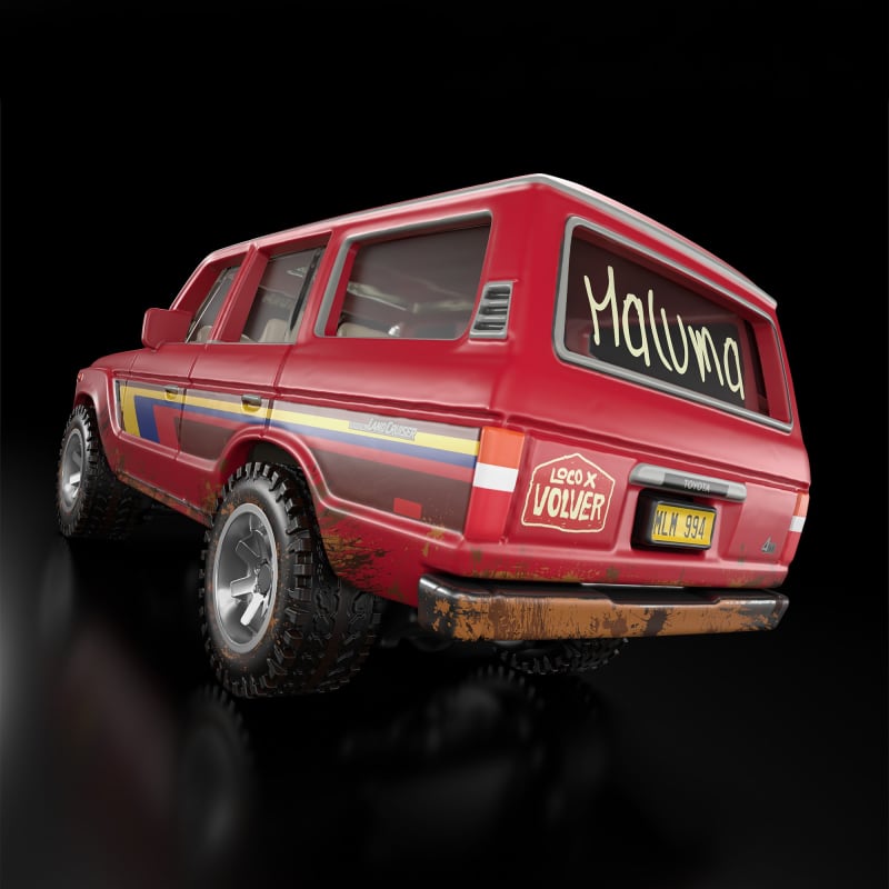 PRE-ORDER HotWheels RLC x Maluma x Toyota Land Cruiser FJ60 Diecast Matel 1:64 Scale ( Eta-April 2027 )
