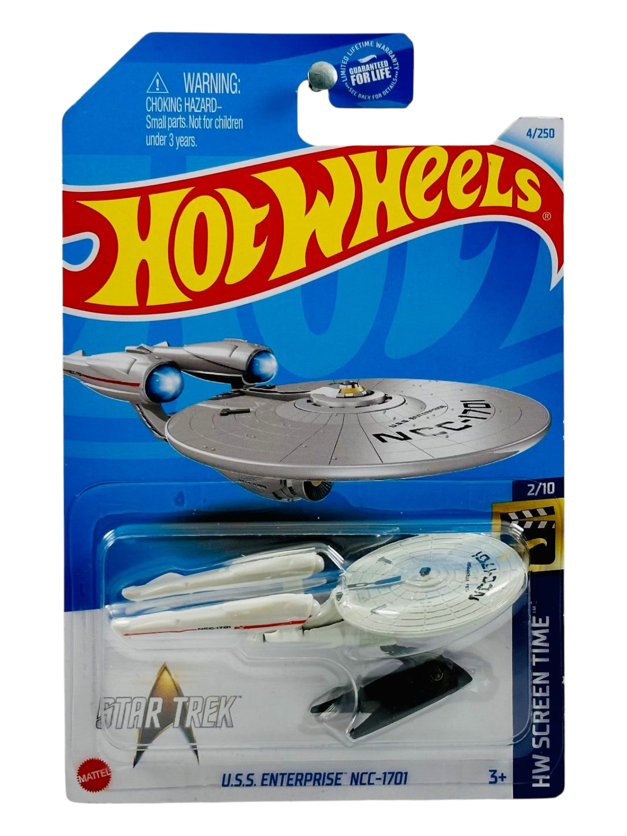 HotWheels U.S.S. Enterprise NCC-1701 Imported Mainline 1:64 Scale