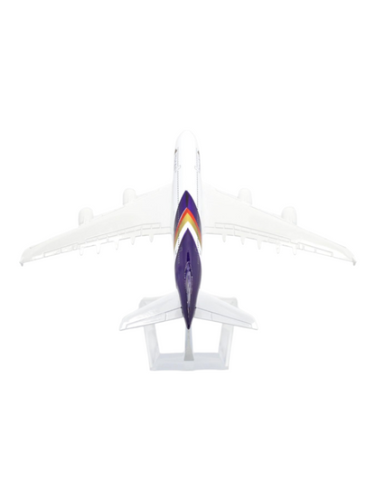 Aircraft Model Airbus A380 Thai Airways Airplane 16 CM ( Code-110)