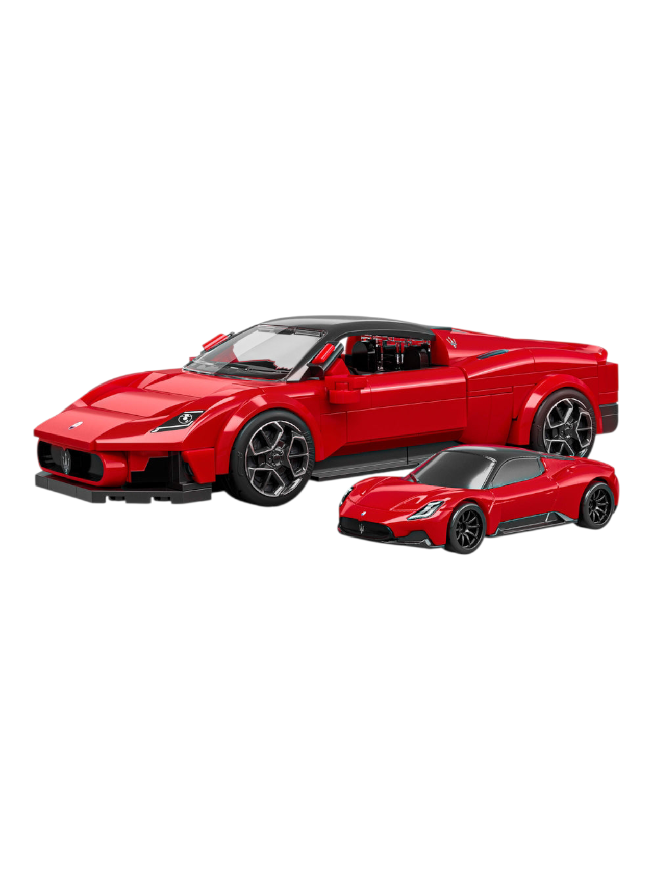Mattel Brick Shop HotWheels Maserati MC20 Building Set 1:32 Scale