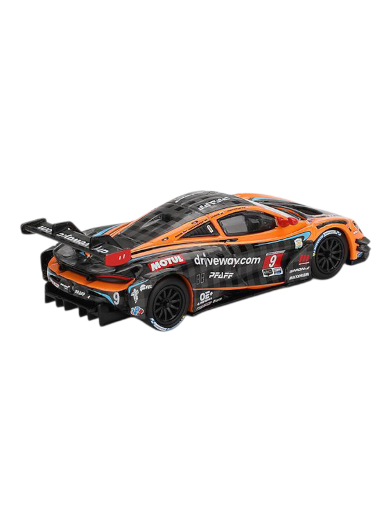 Mini GT McLaren 720S GT3 EVO (2024 IMSA Daytona 24 Hrs Plaff Motorsports) Code-984 1:64 Scale